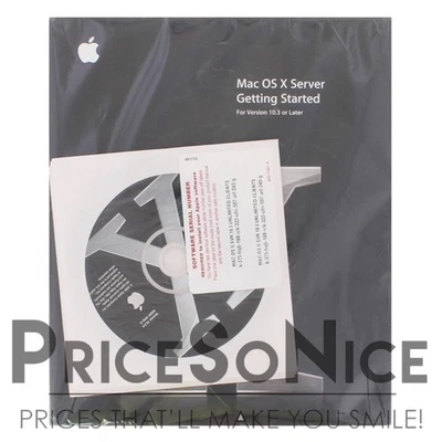 MacOS X Server X.3 10.3.4 Panther Unlimited Client - Part M9236Z/A on CD - Image 1 of 2