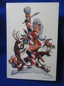 SANTA BABIES SET OF 16  CHRISTMAS/HOLIDAY POSTCARDS BY FASTNER & LARSON 2007 - Picture 1 of 2