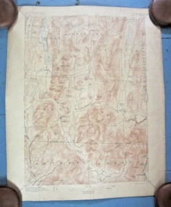 Antique Original USGS Topography Map Vermont Pawlet Sheet Edition March 1897 - Picture 1 of 6