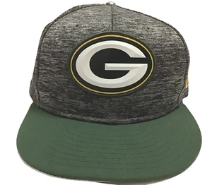 Green Bay Packers New Era NFL 9Fifty Gray Snapback Cap Hat One Size New - Picture 1 of 6