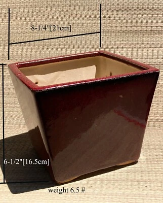 Maceta con patas BONSAI, magenta, cerámica, Foto 1 de 4