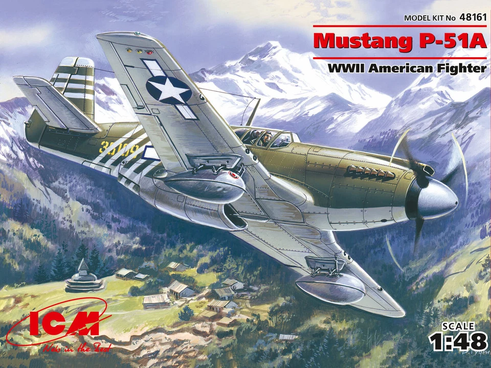 ICM48161 ICM 1/48 WWII American Fighter Mustang P-51A Foto 1 de 1