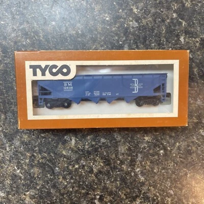 Vintage Tyco HO #344-D, Hopper Car Non Operating Boston - Maine. With Box. - Image 1 of 4