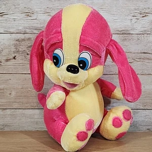 Fiesta Giggles 8 Zoll rosa Plüschhund sitzend Plüschtier Stofftier - Bild 1 von 7