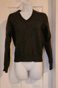 DRIES VAN NOTEN Wool/Alpaca V-Neck Sweater - Picture 1 of 20