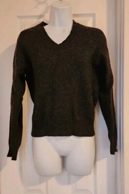 DRIES VAN Noten 羊毛/羊驼 V 领毛衣 — 第 1/4 张图片