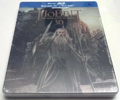 The Hobbit: The Desolation of Smaug 3D STEELBOOK (Blu-ray, Korea) RARE OOP - Image 1 of 4
