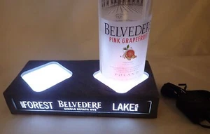 Neu Barware BELVEDERE WODKA LEUCHTENDE FLASCHE VERHERRLICHUNG Waldsee - Bild 1 von 6