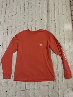 Camiseta Vineyard Vines Niñas Talla XL Coral Manga Larga Martha's Vineyard Foto 1 de 2