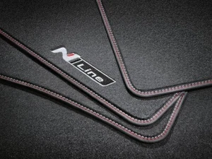Genuine Hyundai i10 N Line Velour Carpet Mats 2020 Onwards - Picture 1 of 1