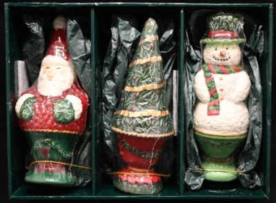 White Barn Candle Celebrate the Season Topiary Candle Trio 3 5-inch candles NIB - Image 1 of 4