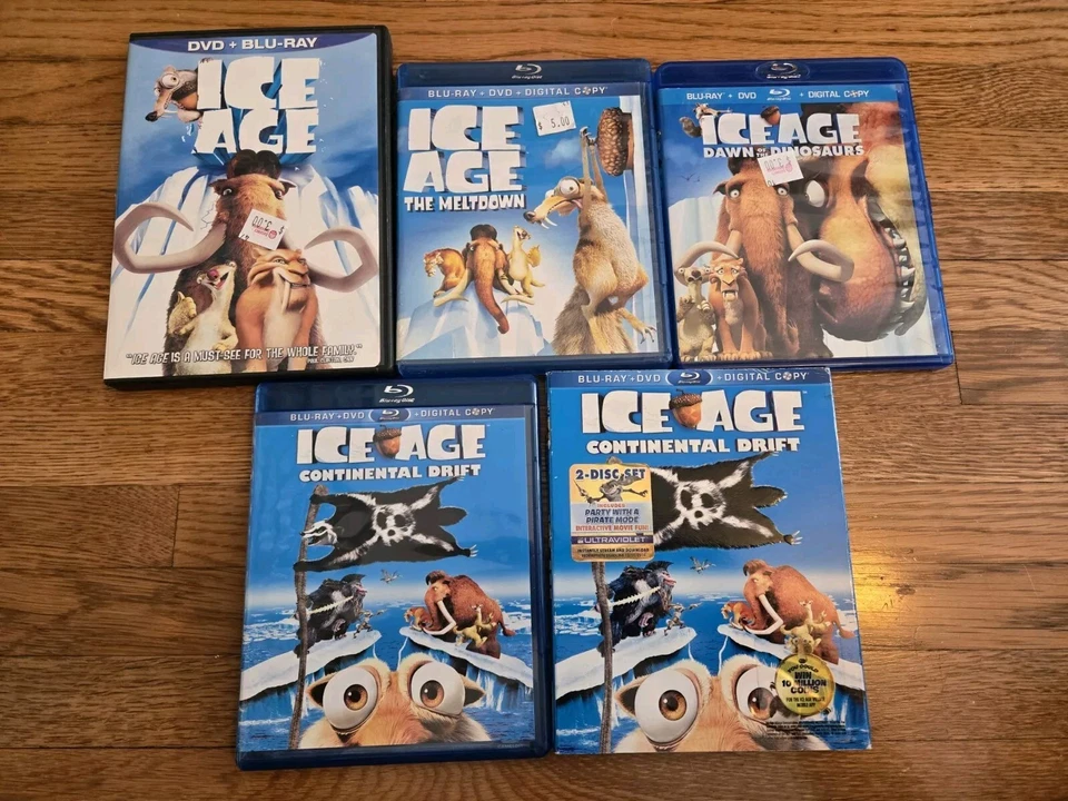 Ice Age 1-4 Blu-ray Lot Foto 1 de 4