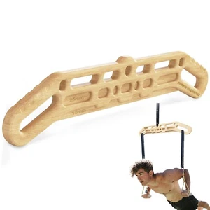 Hangboard de madera portátil escalada en roca con función de entrenamiento en suspensión - Imagen 1 de 7