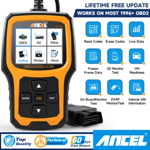 ANCEL AD410 Car OBD2 Scanner Code Reader Check Engine Fault Diagnostic Tool - Picture 1 of 16