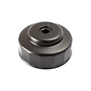 Bike It Motorcycle Oil Filter Wrench Cup 80mm 15 Flutes 2 Step 3/8 Ratchet - Picture 1 of 1