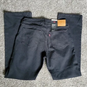 NWT Levi Strauss Black Wash Low Pitch Bootcut Size 31x32 Jeans/Pants - Picture 1 of 10