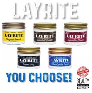 LAYRITE Original, SuperHold, Natural Matte, Cement, SuperShine 4.25oz (Choose) - Picture 1 of 5