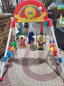 Vintage Sesamstraße Baby Spiel Gym Aktivität Spielcenter - Bild 1 von 9