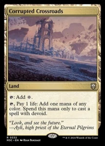 *MtG: 4x CORRUPTED CROSSROADS -Commander Modern Horizons 3 Raro mago-europa* - Imagen 1 de 1