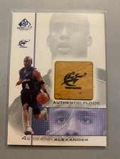 A12,846 - 2000-01 SP Game Floor Authentic Floor #CA Courtney Alexander