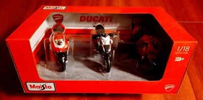 Brand New & Sealed Maisto Diecast Ducati Motorcycles 1/18 - 3 Pack NISB #32039 - Image 1 of 4