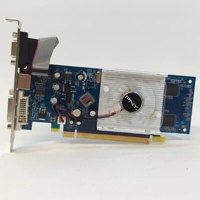 PNY NVIDIA GeForce 8400 GS DDR2 256MB PCI Express Retro Gaming Graphics Card VGA - Image 1 of 4