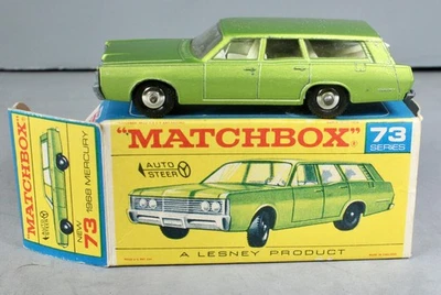 Matchbox 73 Mercury Station Wagon Como Nuevo, Nunca Jugado-Con, Raro Original Caja "F" Foto 1 de 4