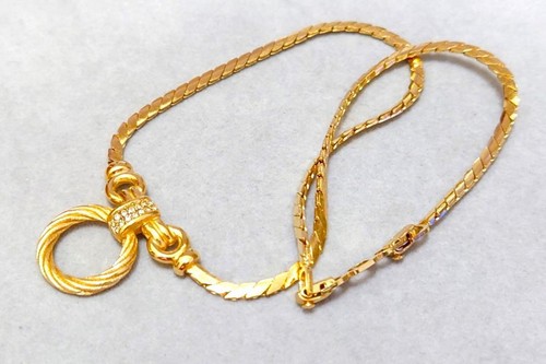 Collana Christian Dior Twist Circle buone condizioni