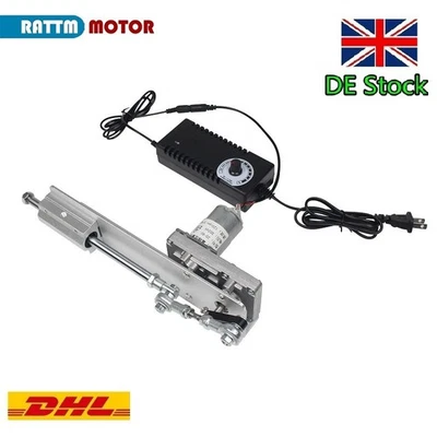 【UK】Linear Actuator Variable speed Reciprocating Motor Stroke 80mm/150mm 24V DC - Image 1 of 4