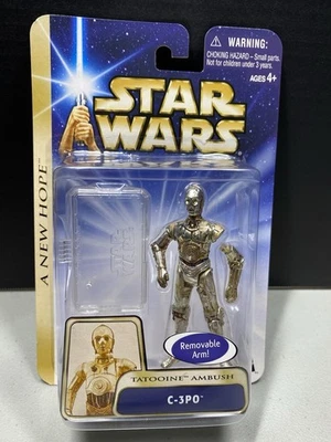 Star Wars: A New Hope, Tatooine Ambush *C-3PO * 3.75 " Figure,  Hasbro 2003  - Image 1 of 4