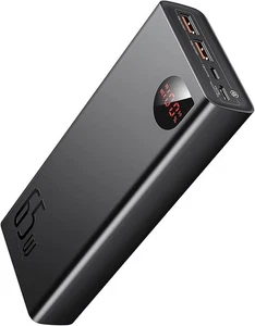 Baseus Power Bank, 65W 20000mAh Powerbank schnelles Aufladen USB C 4-Port PD3.0 - Bild 1 von 5