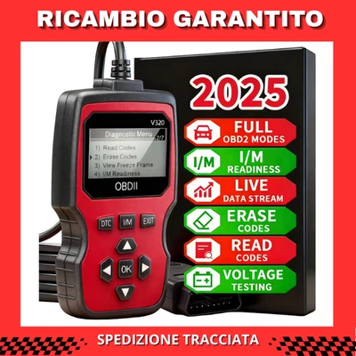 Diagnosi Auto Multimarca OBD2 LettoreE 10.000 Codici Guasto Motore [ECONOMICO] - Immagine 1 di 4