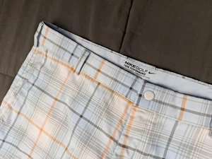 Nike Golf Pants Mens 34x32 Plaid Tartan Tour Performance Dri Fit County Club Pro - Picture 1 of 11