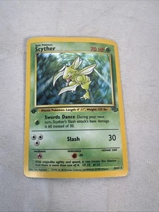 Scyther First Edition Holo 10/64 LP - Picture 1 of 5