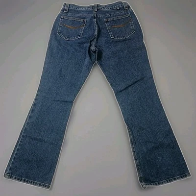 Euc Rockies Jeans Womens 10R  Denim Blue Boot Cut Western 100% Cotton Riding F10 - Image 1 of 4