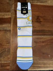 NWT Large Men 9-13 Minneapolis Lakers MPLS Stance NBA HWC Socks Los Angeles LA L - Picture 1 of 5