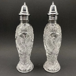 Vintage Hofbauer Byrdes Bird Crystal Salt and Pepper Shakers Set Made Germany - Picture 1 of 7