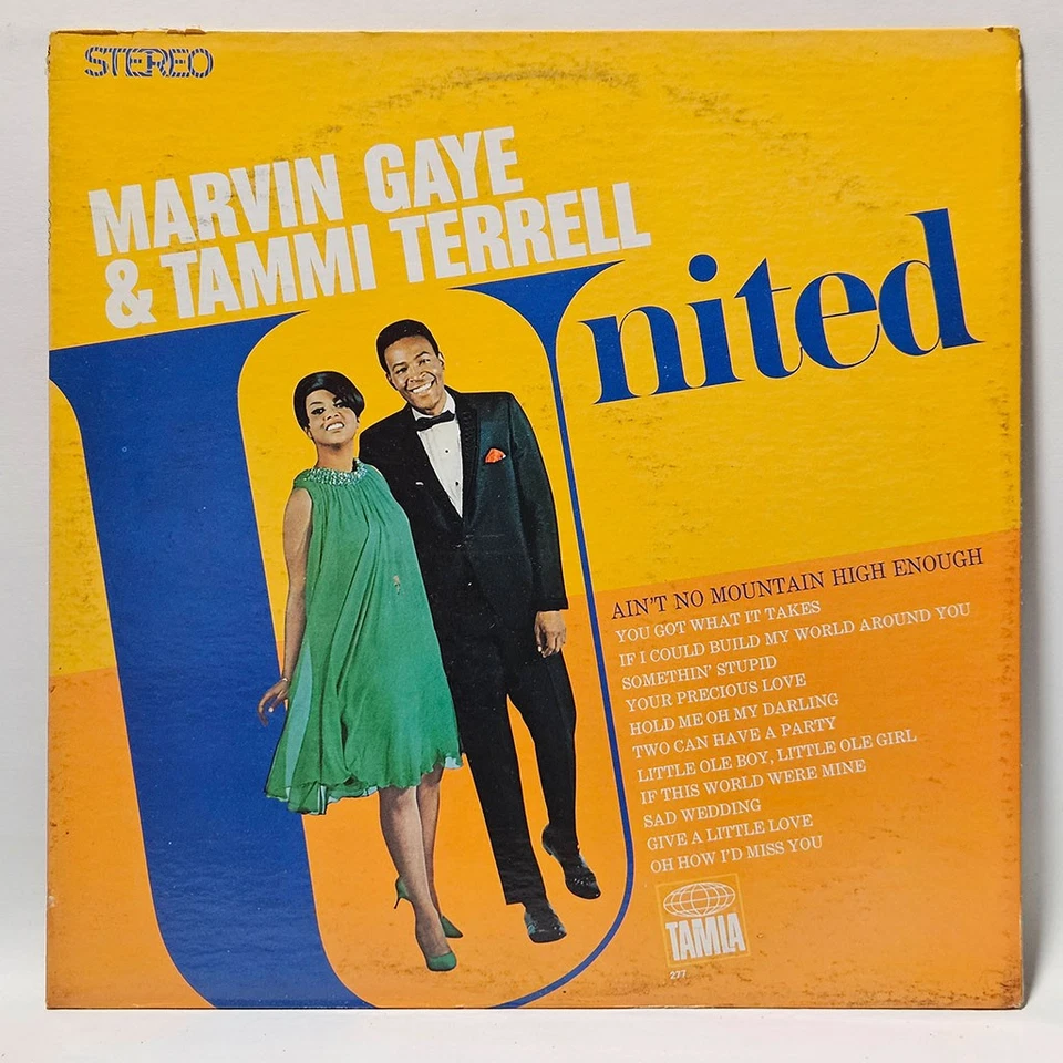 Marvin Gaye & Tammi Terrell - United - 1967 Funk - EX - Ultrasonic Clean Foto 1 de 1