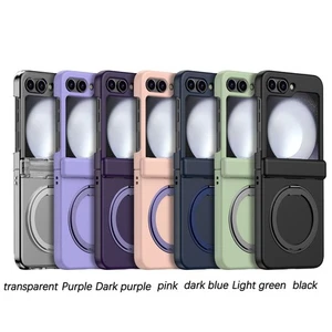 Magnetic Hinge Protect Full Body Stand Case For Samsung Galaxy Z Flip 6 / 5 4 3 - Picture 1 of 31