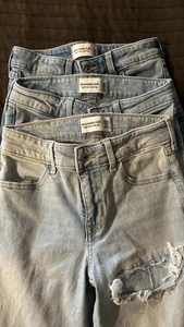 Abercrombie Kids Jeans 9/10, Lot of 3 - Picture 1 of 5