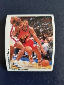 Jeff Malone 76ers 1994 American Pro Service Line Modena Sticker - Picture 1 of 2