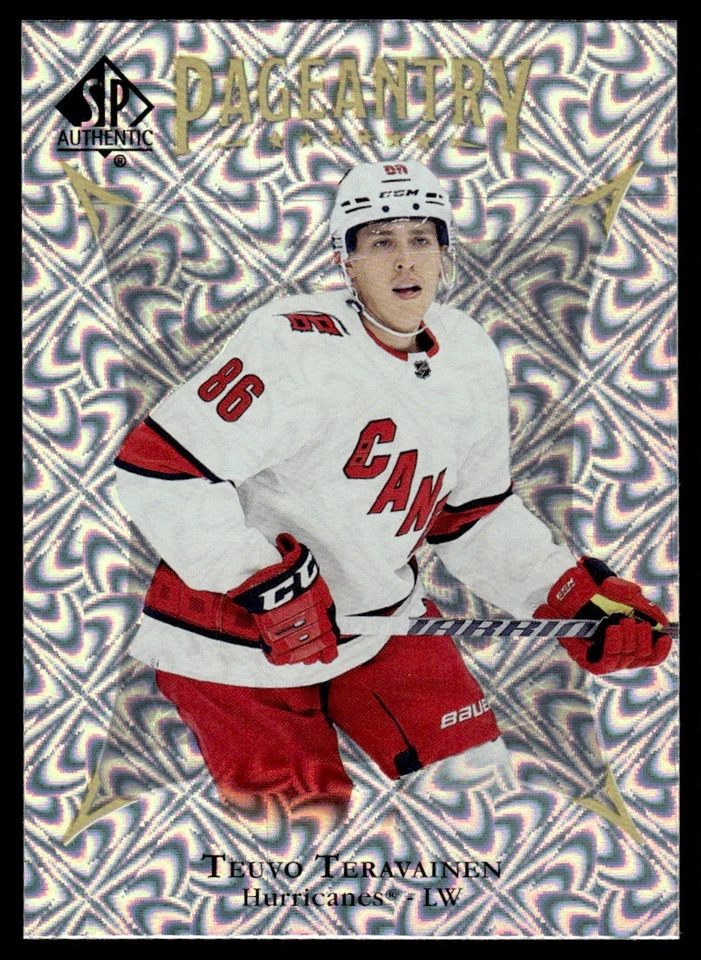2021-22 SP Authentic Pageantry Teuvo Teravainen Carolina Hurricanes #P-45 - Image 1 of 2