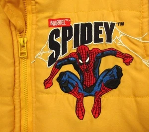 SPIDERMAN youth size 4 vest Marvel Comic hero kids sleeveless Spidey embroidery - Picture 1 of 2