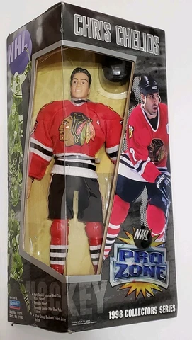 Playmates NHL PRO ZONE 98 Collectors Series Chris Chelios Chicago Action Figure Cover
