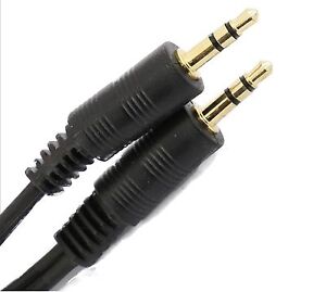  Short 10cm to 30cm 3.5mm Jack to Jack Audio  Lead Gold Stereo Aux Cable Ipod 
