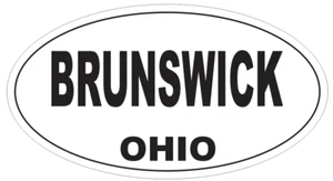 Braunschweig Ohio Oval Autoaufkleber oder Helmaufkleber D6047 - Bild 1 von 1
