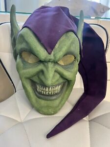 green goblin spiderman Latex Cosplay Full face Mask Halloween