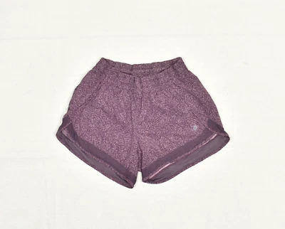 Pantalones Cortos para Mujer Athleta Poliéster Púrpura Talla XS Malla Corredor Correr 4"" Foto 1 de 4