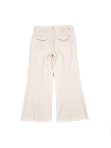 Mother The Roller Crop Prep Fray So Far Gone Wide Leg Hose Größe 28 - Khaki - Bild 1 von 9