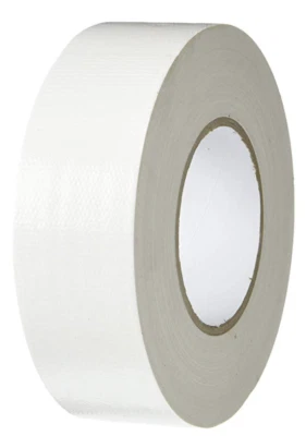 T.R.U. Industrial Duct Tape. Waterproof UV Resistant White 1 in X 60 Yd.